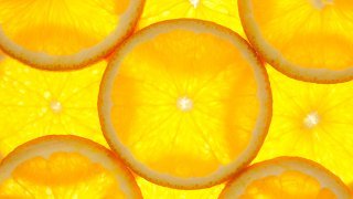 Slices of oranges