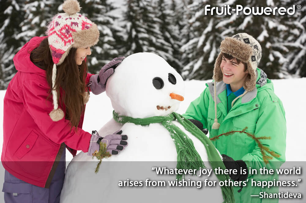Whatever joy there is in the world arises from wishing for others’ happiness