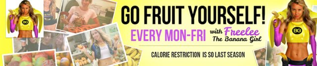 Banner from Freelee The Banana Girl's YouTube channel