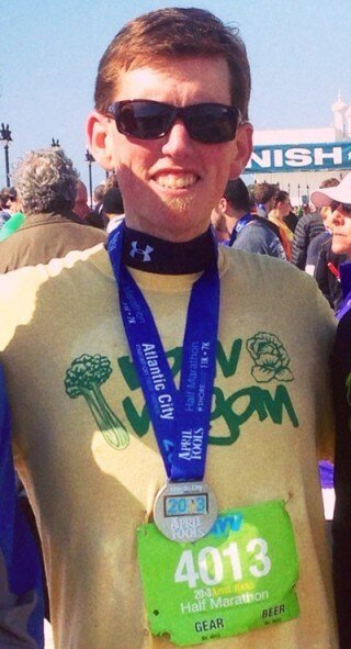 Jason Young at a marathon