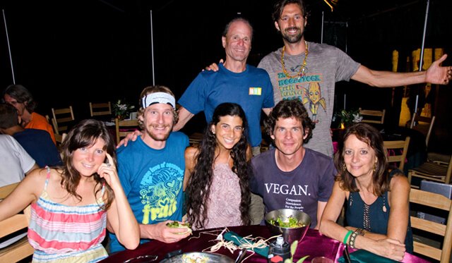 Karen Ranzi is photographed with Woodstock Fruit Festival Pioneers