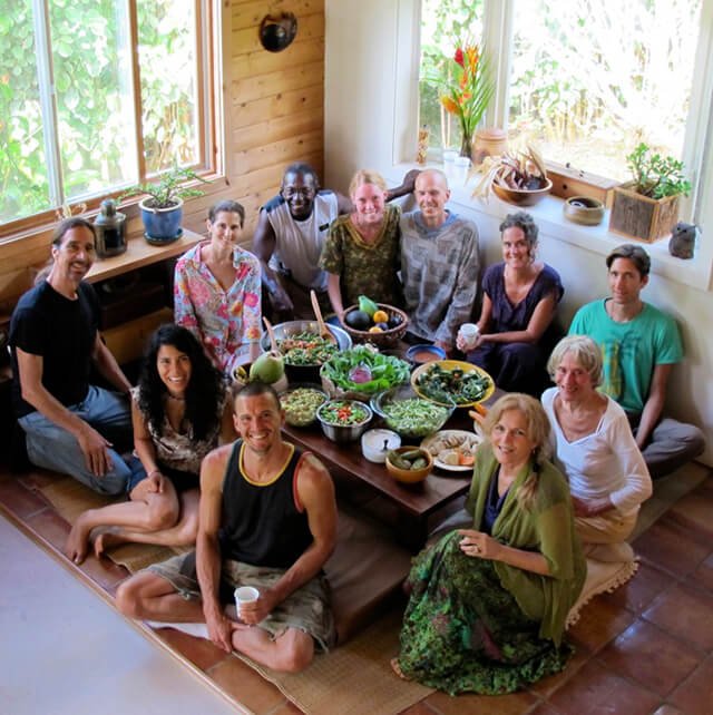 Raw food potluck in April 2011