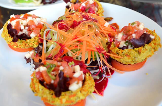 Mexican Taco Cup at Rasayana Raw Café in Bangkok, Thailand