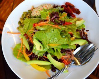 Rasayana Salad at Rasayana Raw Café in Bangkok, Thailand