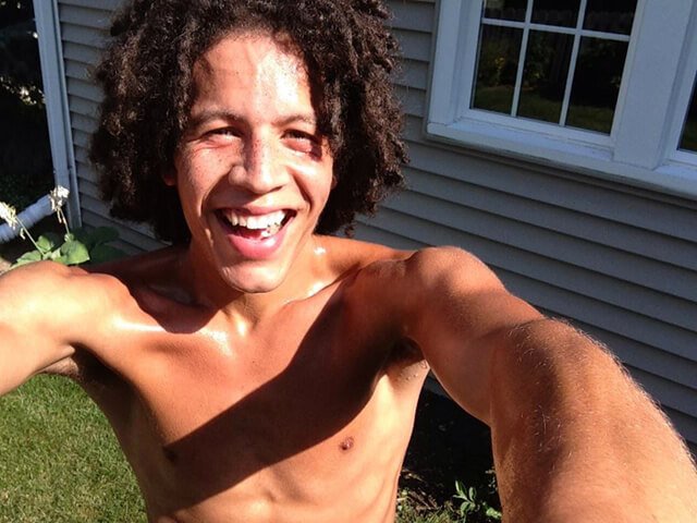 Kevin Rogers smiles in the sun