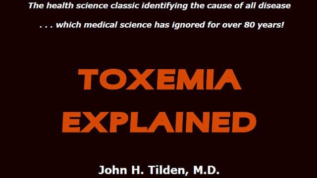 Cover of Toxemia Explained by Dr. John H. Tilden