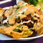 Nachos at Raw Can Roll Café