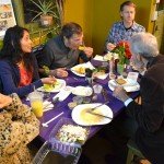 Arnold's Way patrons dine at Raw Can Roll Café