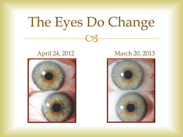 Closeup of Joy King's eyes
