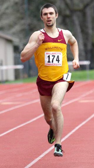 Benjamin Beeler competing in a race