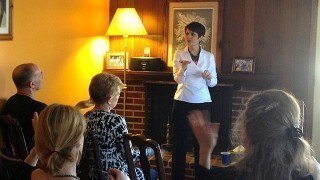 Irene Bojczuk teaches a workshop as part of her coaching business in March 2013