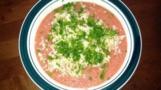 Recipe for Tomato Celery Soup from Irene Bojczuk