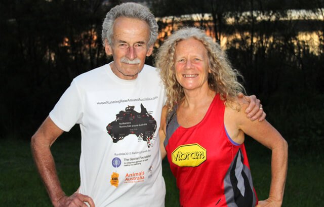 Janette Murray-Wakelin and Alan Murray pose outside