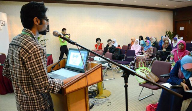 Moein Nejad speaks at Vegfest in Malaysia in 2013