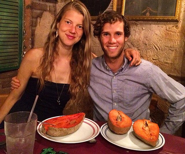 Robby Barbaro photographed with Ally Ertel