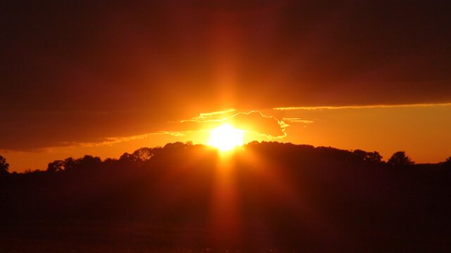 A sunset photographed by Timothy Radley