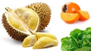 Recipe for Rockin' Durian-Persimmon Salad from Evan Rock