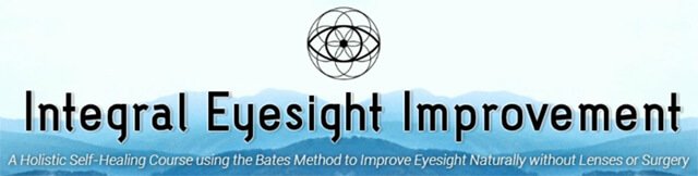 Website banner for Integral Eyesight Improvement