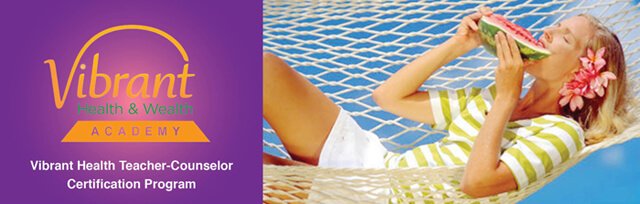 Ad for the Vibrant Health & Wealth Academy