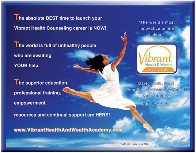 Vibrant Health And Wealth Academy ad