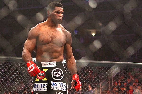 Herschel Walker in the ring as a mixed martial artist
