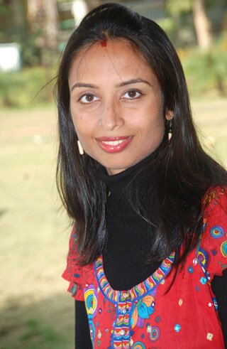 Anjali Sanghi poses in November 2014