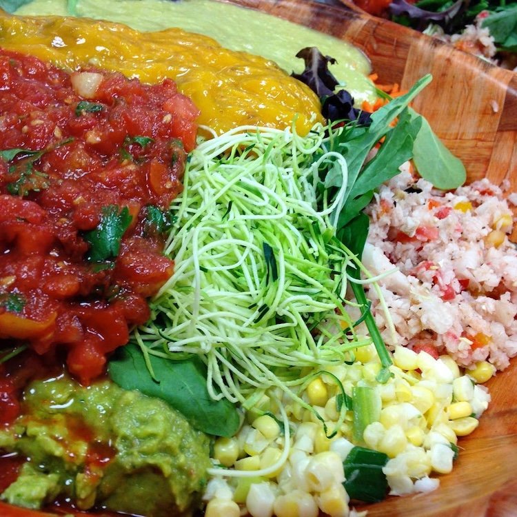 Kat Green - raw vegan meal - Fruit-Powered