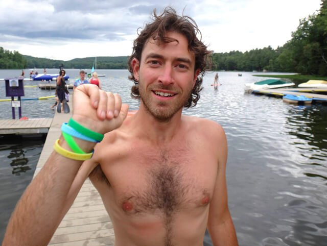 Jon Kozak is photographed at The Woodstock Fruit Festival in 2014