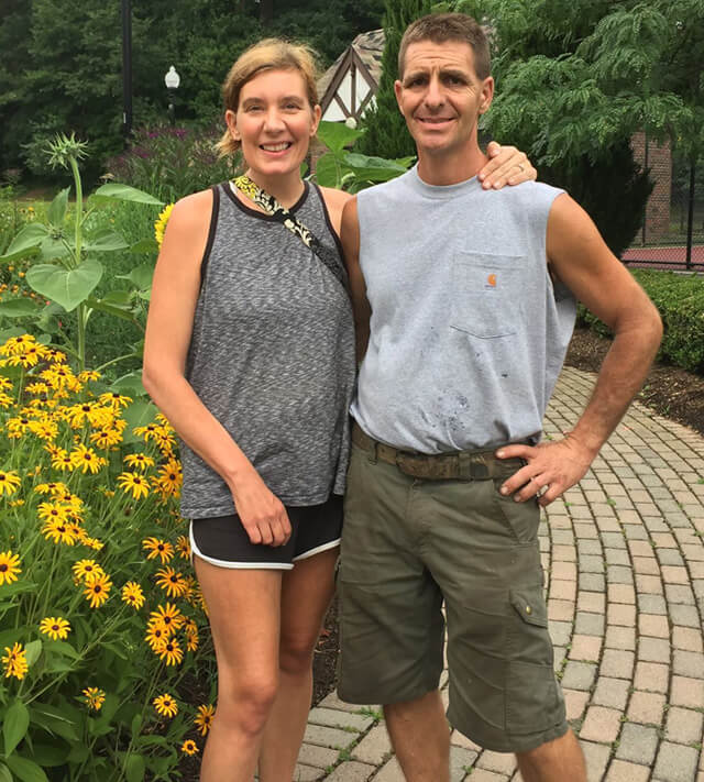 Cassandra Glynn Kutner with husband Adam