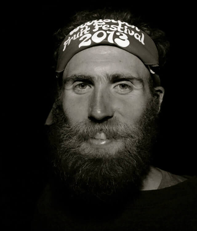 Ronnie Smith in a black-and-white portrait photograph