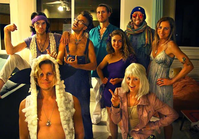 Katy Craine is photographed with friends in Hawaii