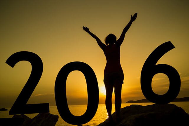 2016 with a person as the "1"