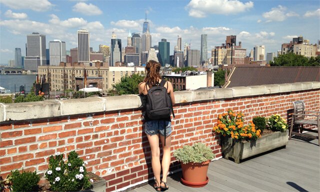 Brittany Taylor views New York City