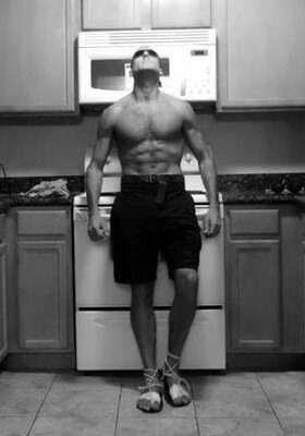 Jeff Sekerak posing in a kitchen