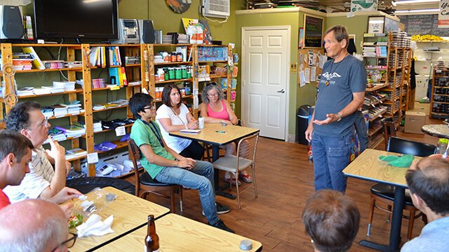 Don Croft speaks about zappers at Arnold's Way