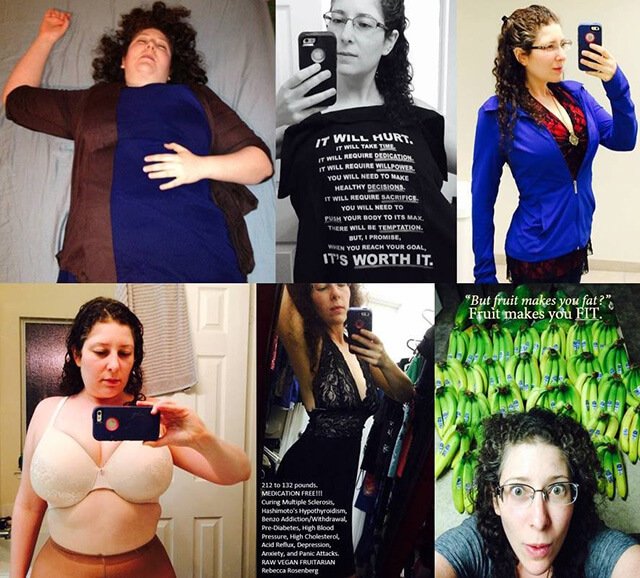 Rebecca Rosenberg in a collage photo