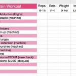 Jennifer Lapan's workout card - 05