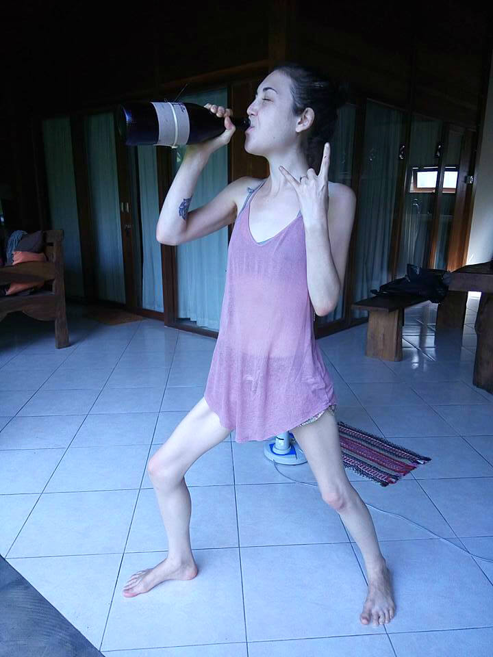 Aliyah Washington enjoys some beet juice - Tips for Transitioning to a Raw Food Diet Intelligently