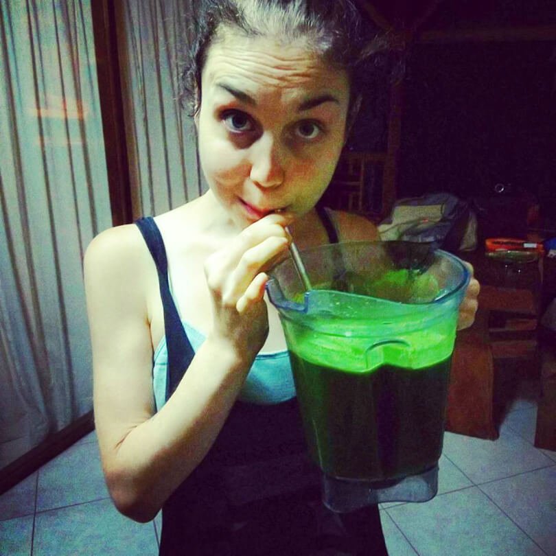 Aliyah Washington drinks My Go-To Green Juice recipe