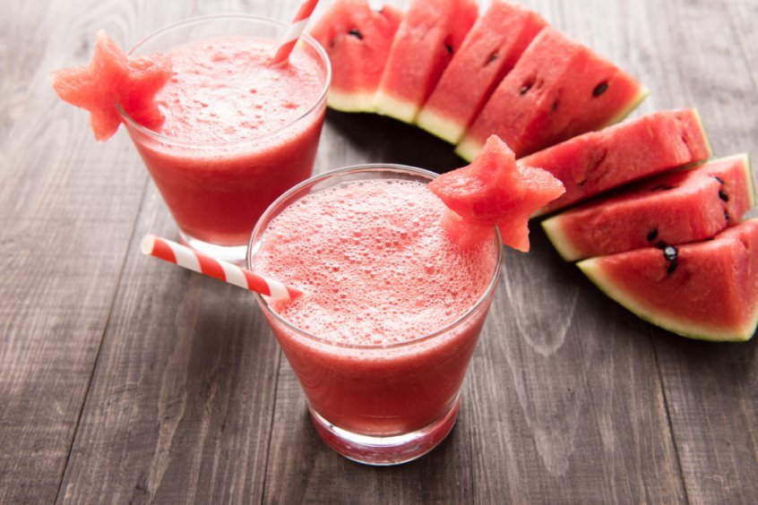 Health transformation - watermelon whole and in smoothies - Fruit-Powered